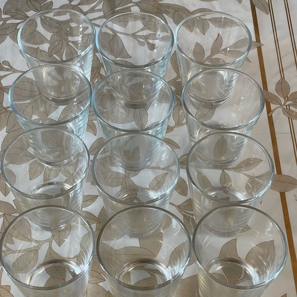 Set of 12 Whisky / Wine Clear Sz 3”Vintage Drinking Glass - Picture 2 of 6